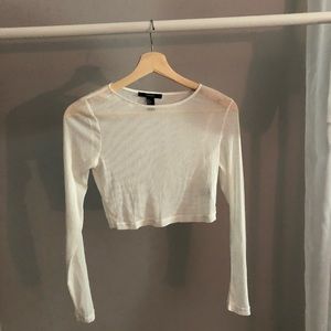 NWOT cropped sheer top